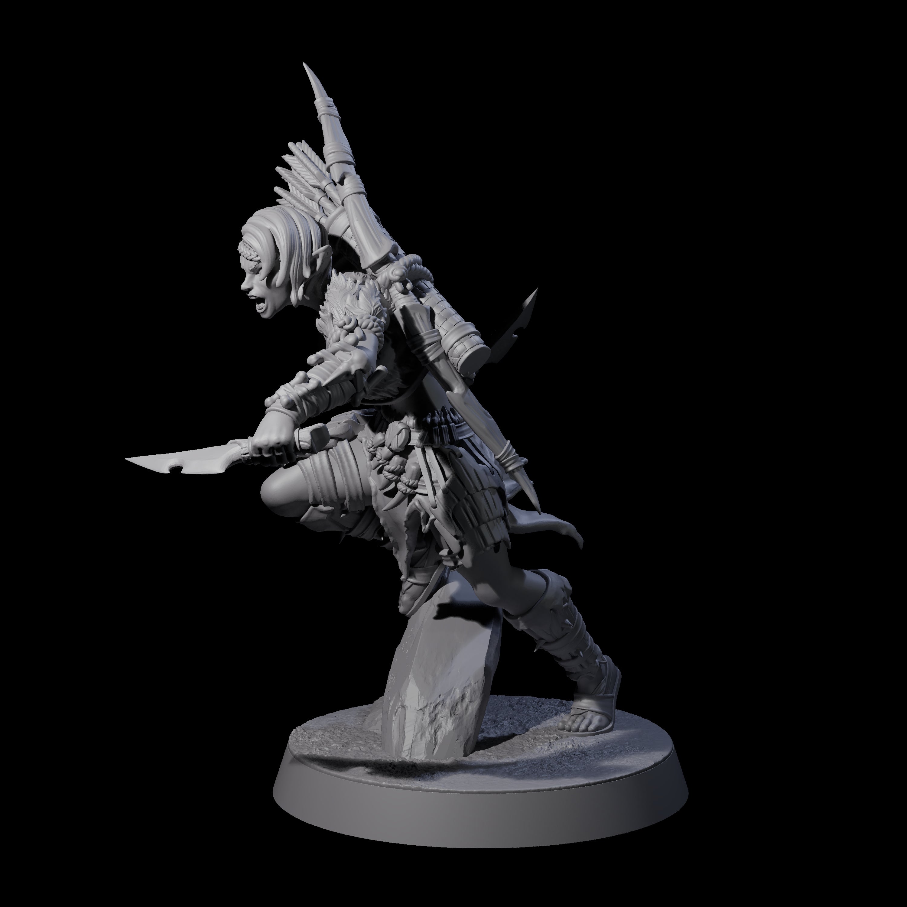 Tree Ranger D Miniature for Dungeons and Dragons, Pathfinder or other TTRPGs