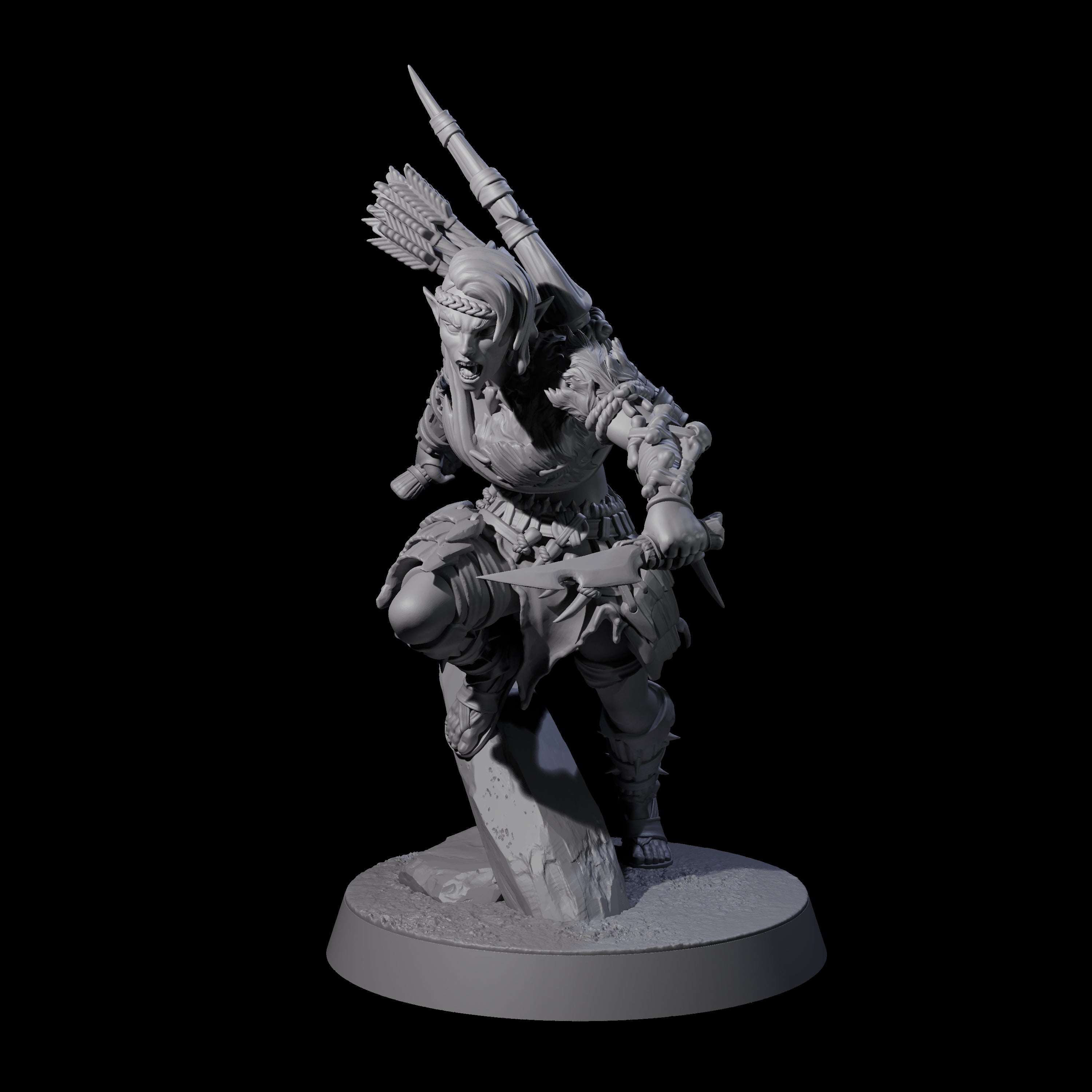 Tree Ranger D Miniature for Dungeons and Dragons, Pathfinder or other TTRPGs
