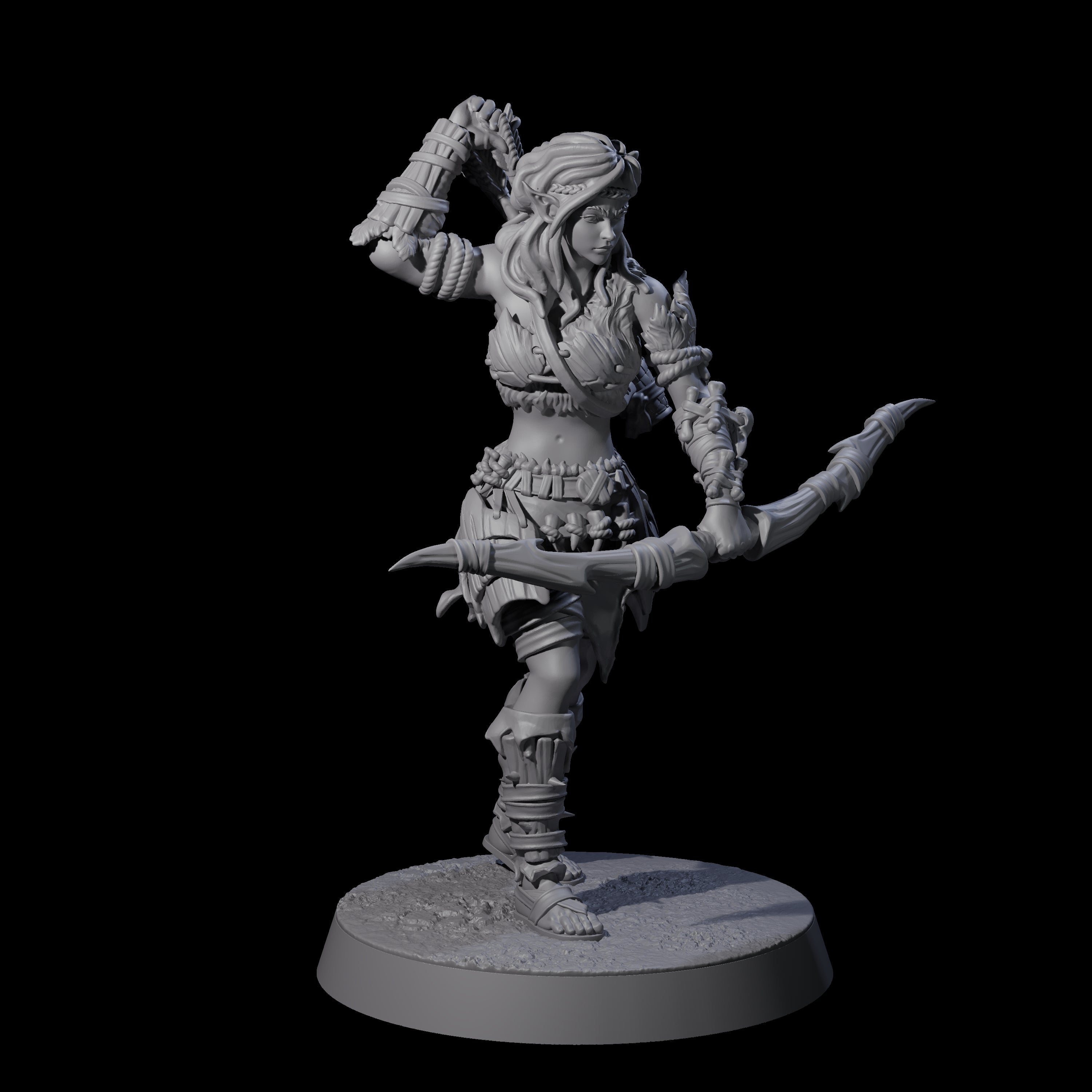 Tree Ranger E Miniature for Dungeons and Dragons, Pathfinder or other TTRPGs