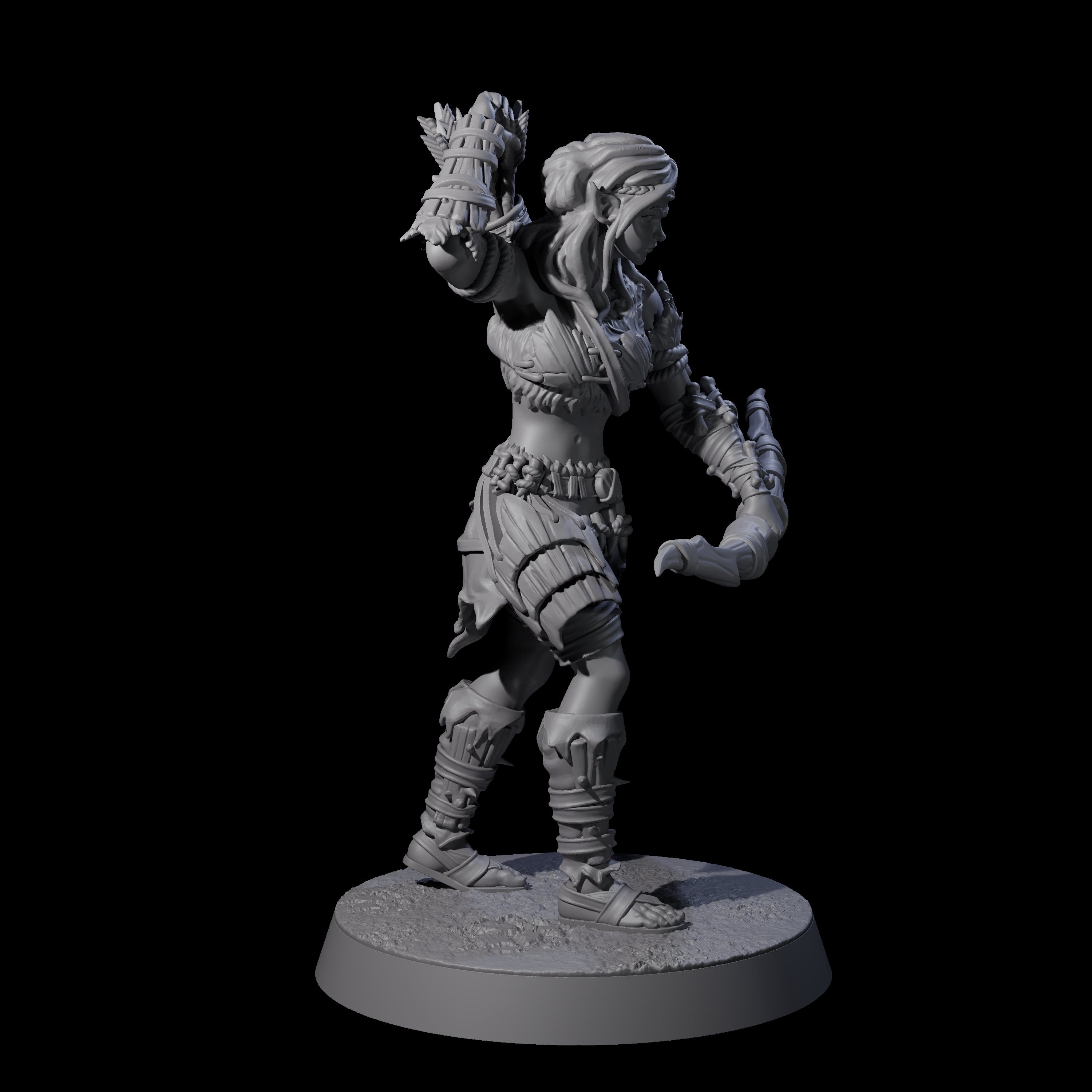 Tree Ranger E Miniature for Dungeons and Dragons, Pathfinder or other TTRPGs