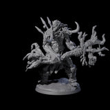 Tree Trunk Swinging Frost Giant Miniature for Dungeons and Dragons, Pathfinder or other TTRPGs