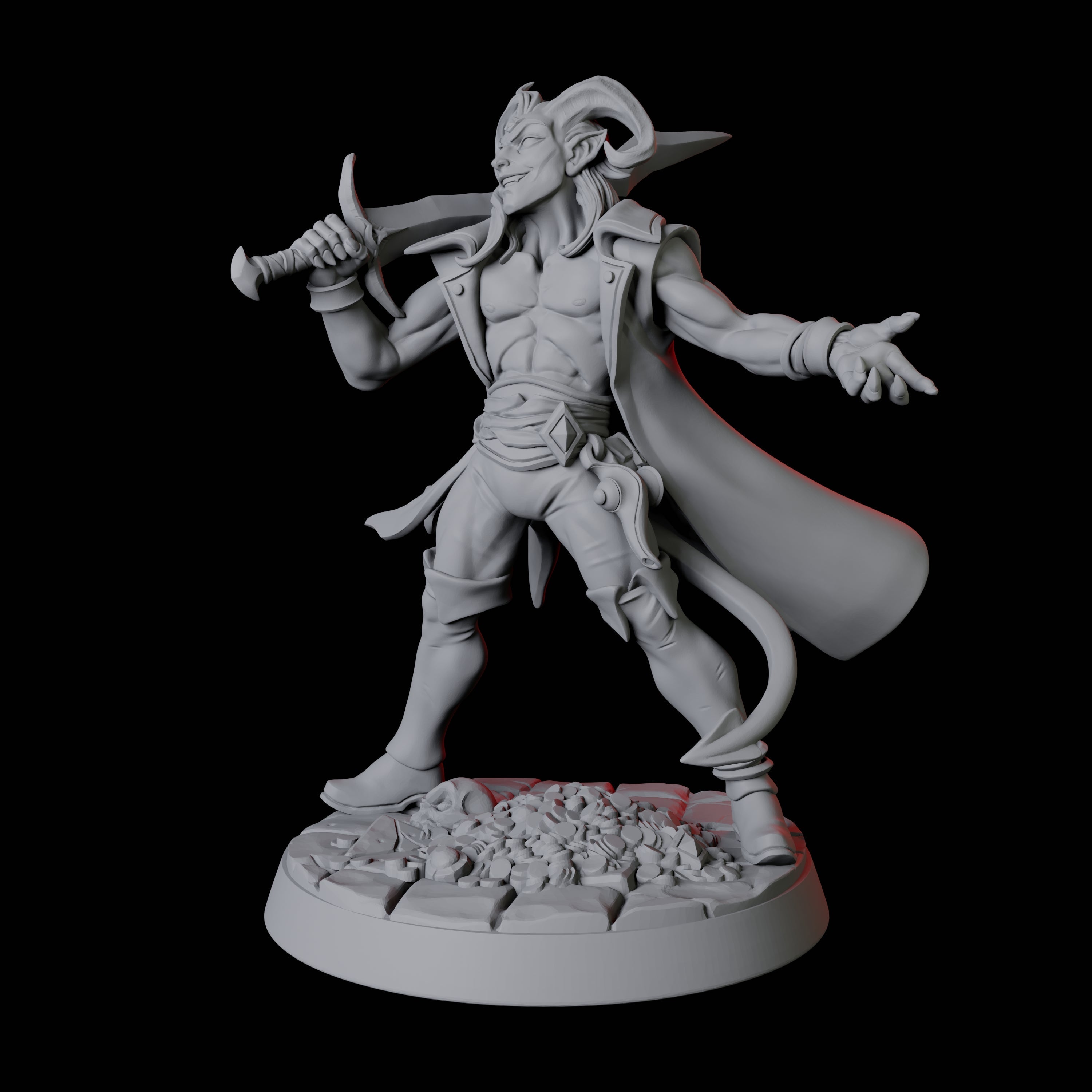 Trickster Erinyes Miniature for Dungeons and Dragons, Pathfinder or other TTRPGs