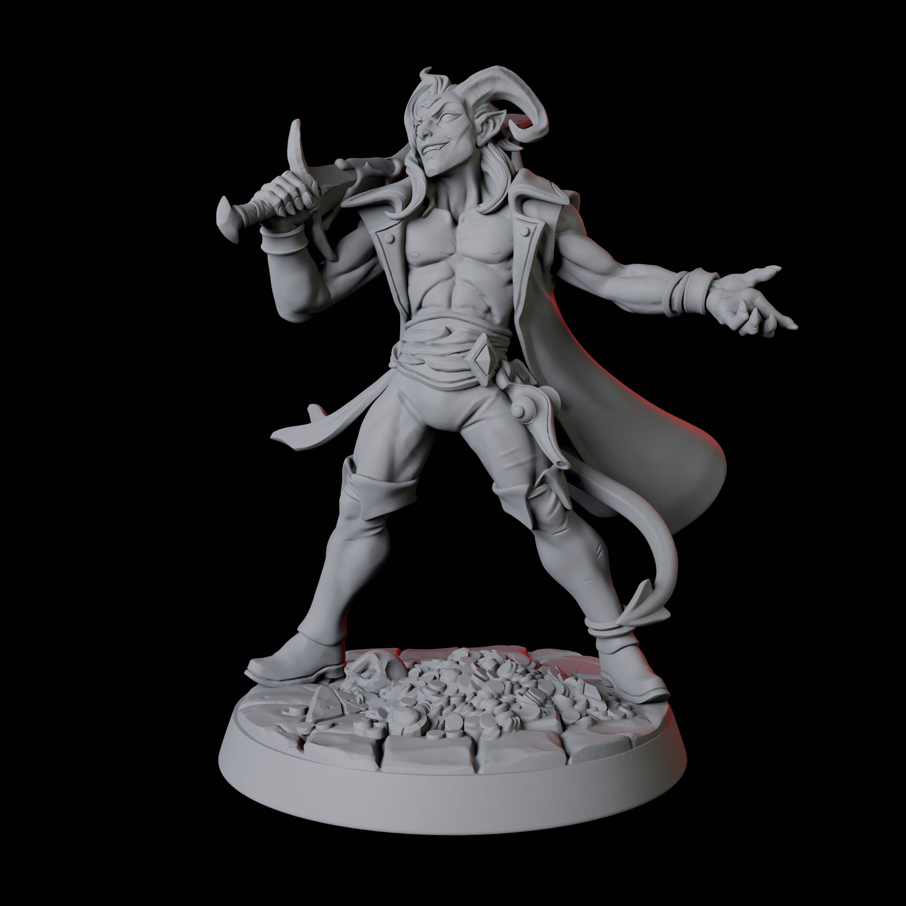 Trickster Erinyes Miniature for Dungeons and Dragons, Pathfinder or other TTRPGs