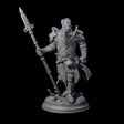 Triumphant Half Orc Paladin Miniature for Dungeons and Dragons, Pathfinder or other TTRPGs