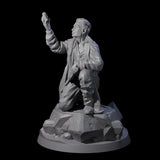 Triumphant Human Investigator Miniature for Dungeons and Dragons, Pathfinder or other TTRPGs