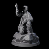 Triumphant Human Investigator Miniature for Dungeons and Dragons, Pathfinder or other TTRPGs