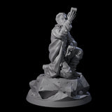 Triumphant Human Investigator Miniature for Dungeons and Dragons, Pathfinder or other TTRPGs