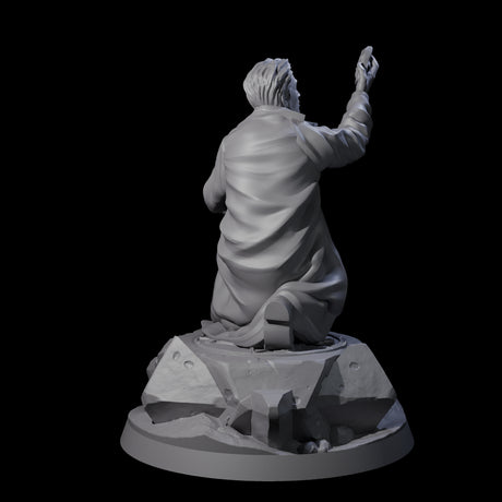 Triumphant Human Investigator Miniature for Dungeons and Dragons, Pathfinder or other TTRPGs