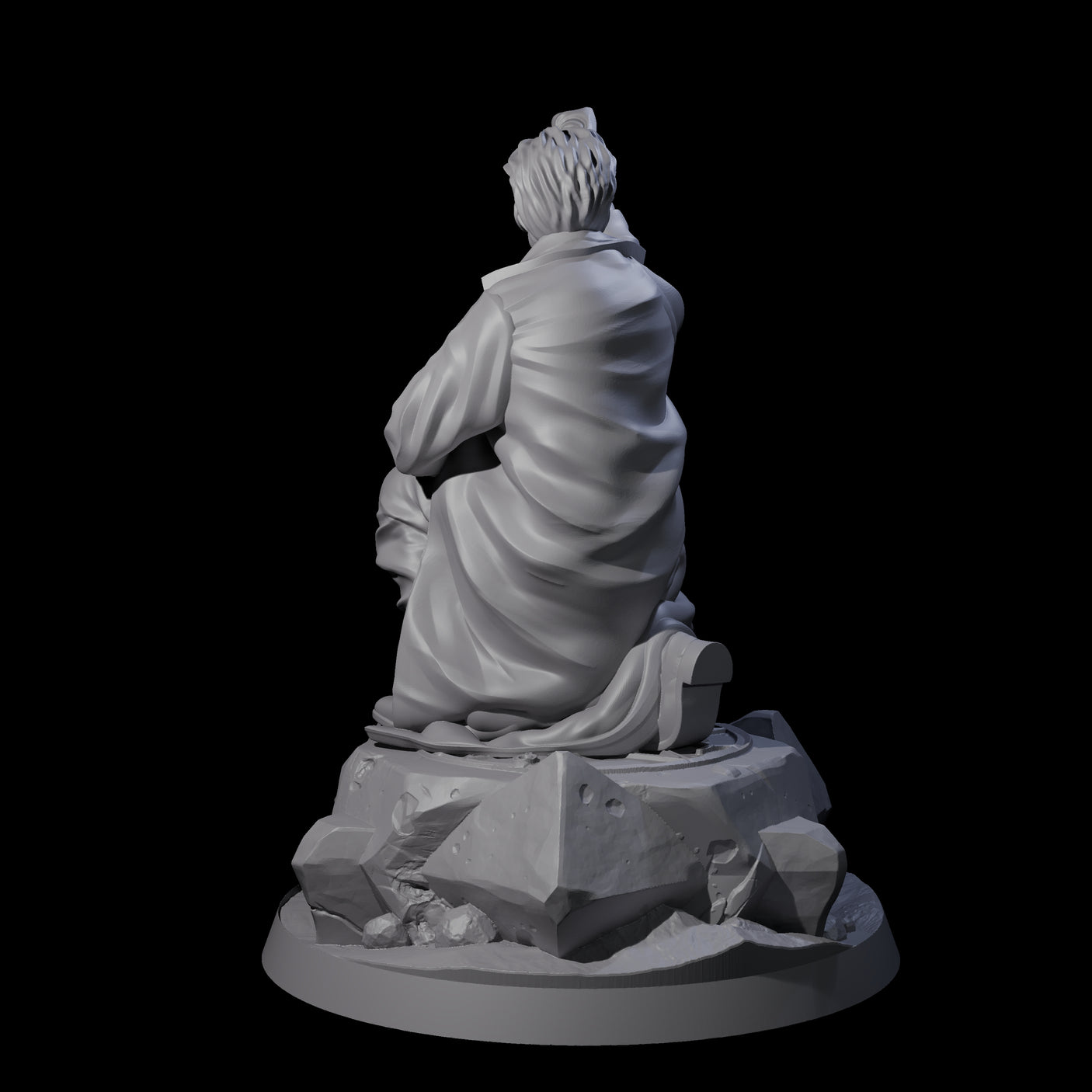 Triumphant Human Investigator Miniature for Dungeons and Dragons, Pathfinder or other TTRPGs