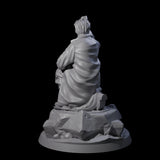 Triumphant Human Investigator Miniature for Dungeons and Dragons, Pathfinder or other TTRPGs
