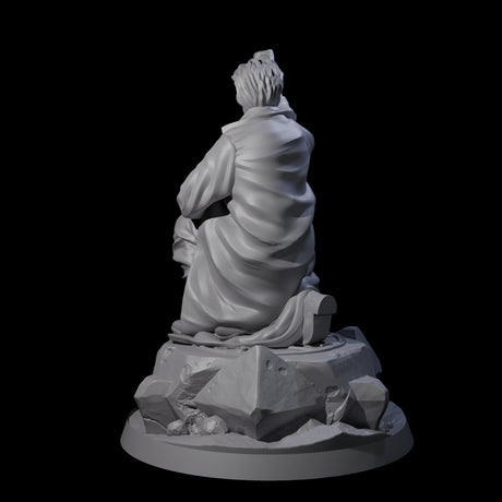Triumphant Human Investigator Miniature for Dungeons and Dragons, Pathfinder or other TTRPGs