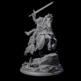 Triumphant Human Paladin Miniature for Dungeons and Dragons, Pathfinder or other TTRPGs