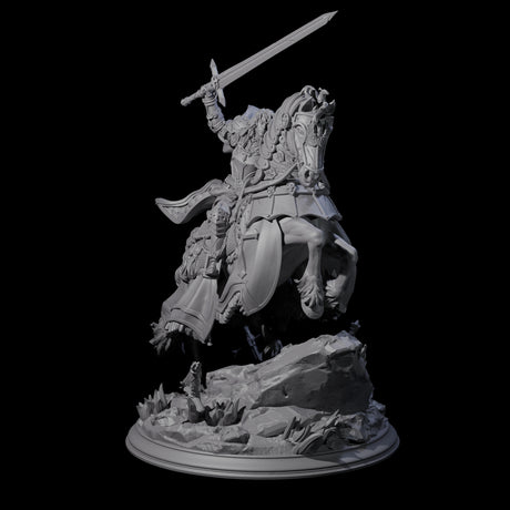 Triumphant Human Paladin Miniature for Dungeons and Dragons, Pathfinder or other TTRPGs
