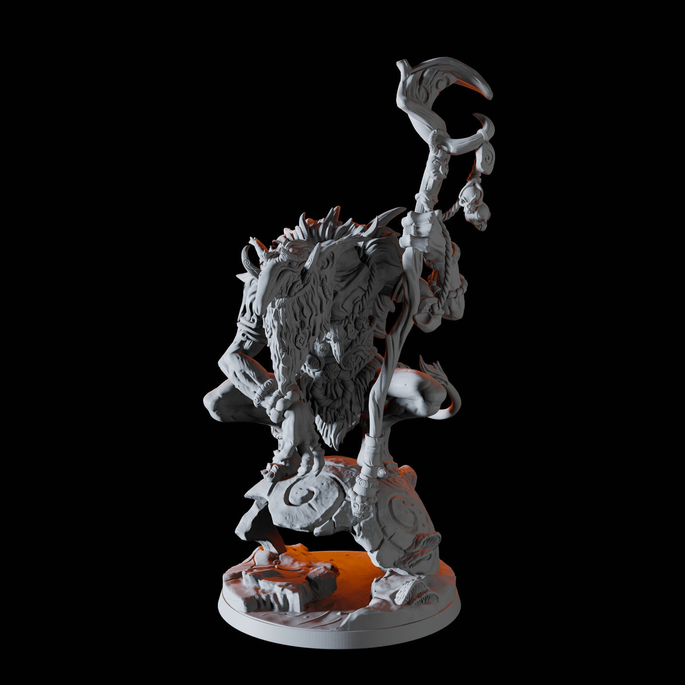 Troll Elder Miniature for Dungeons and Dragons, Pathfinder or other TTRPGs