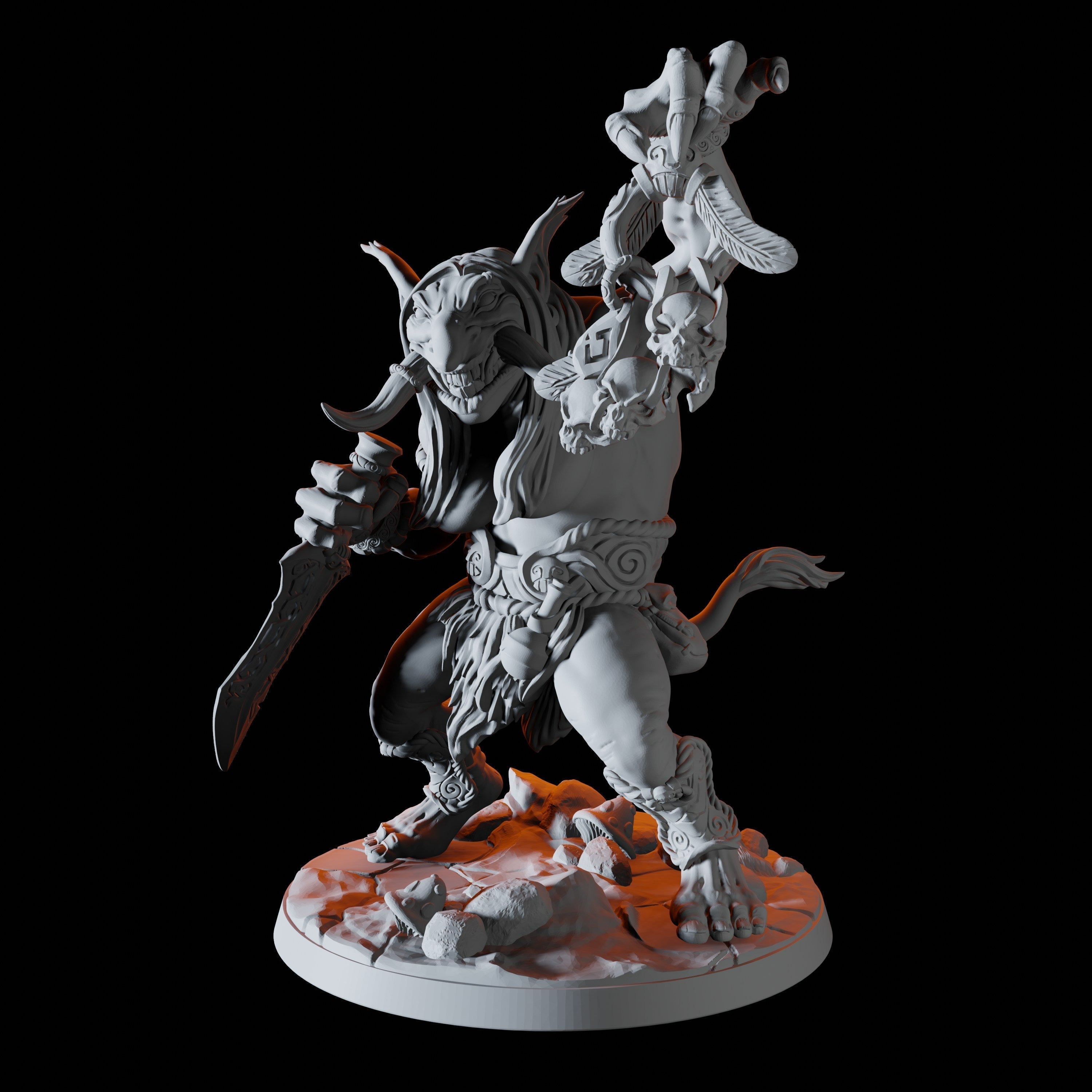 Troll Hag Miniature A for Dungeons and Dragons - Myth Forged