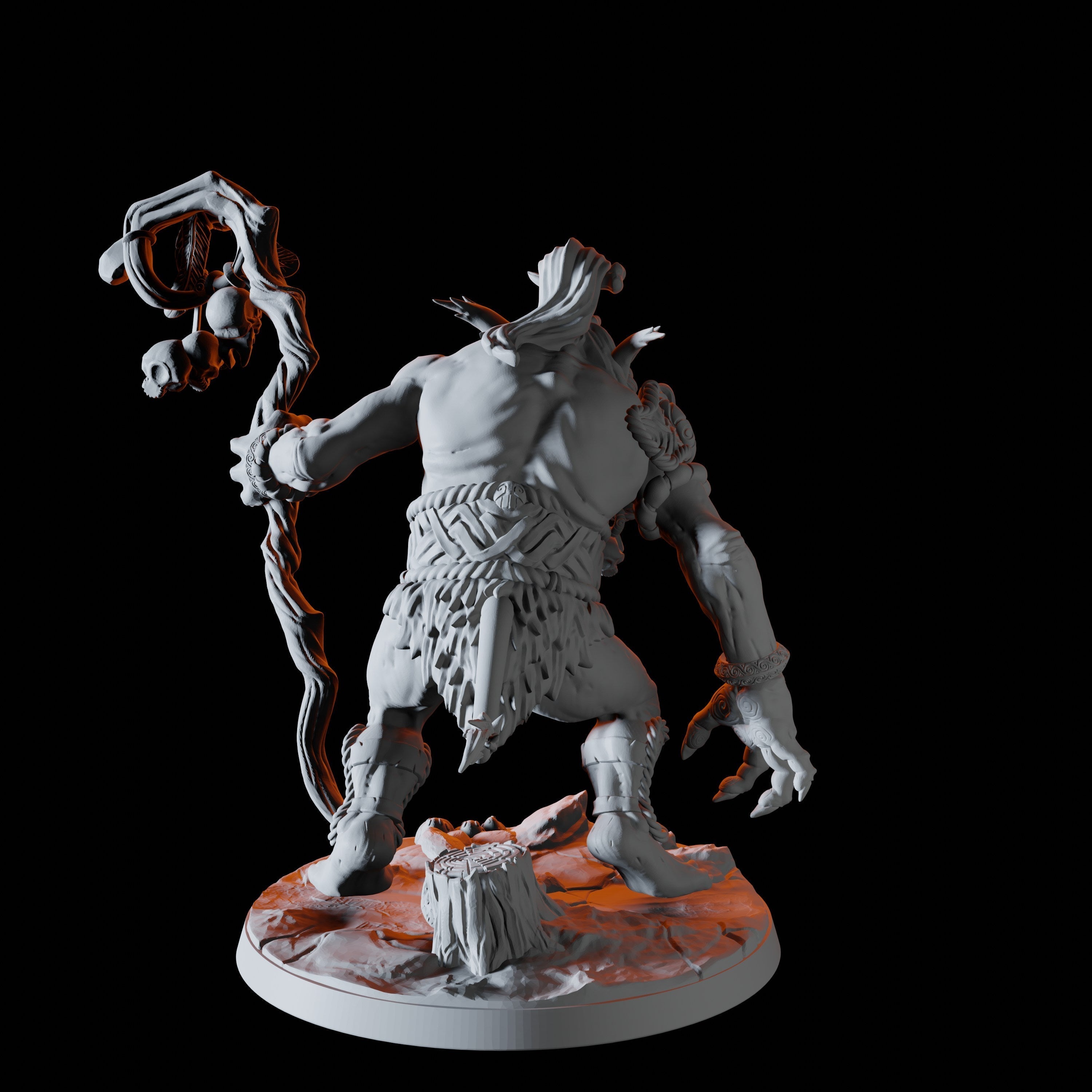 Troll Hag Miniature C for Dungeons and Dragons - Myth Forged