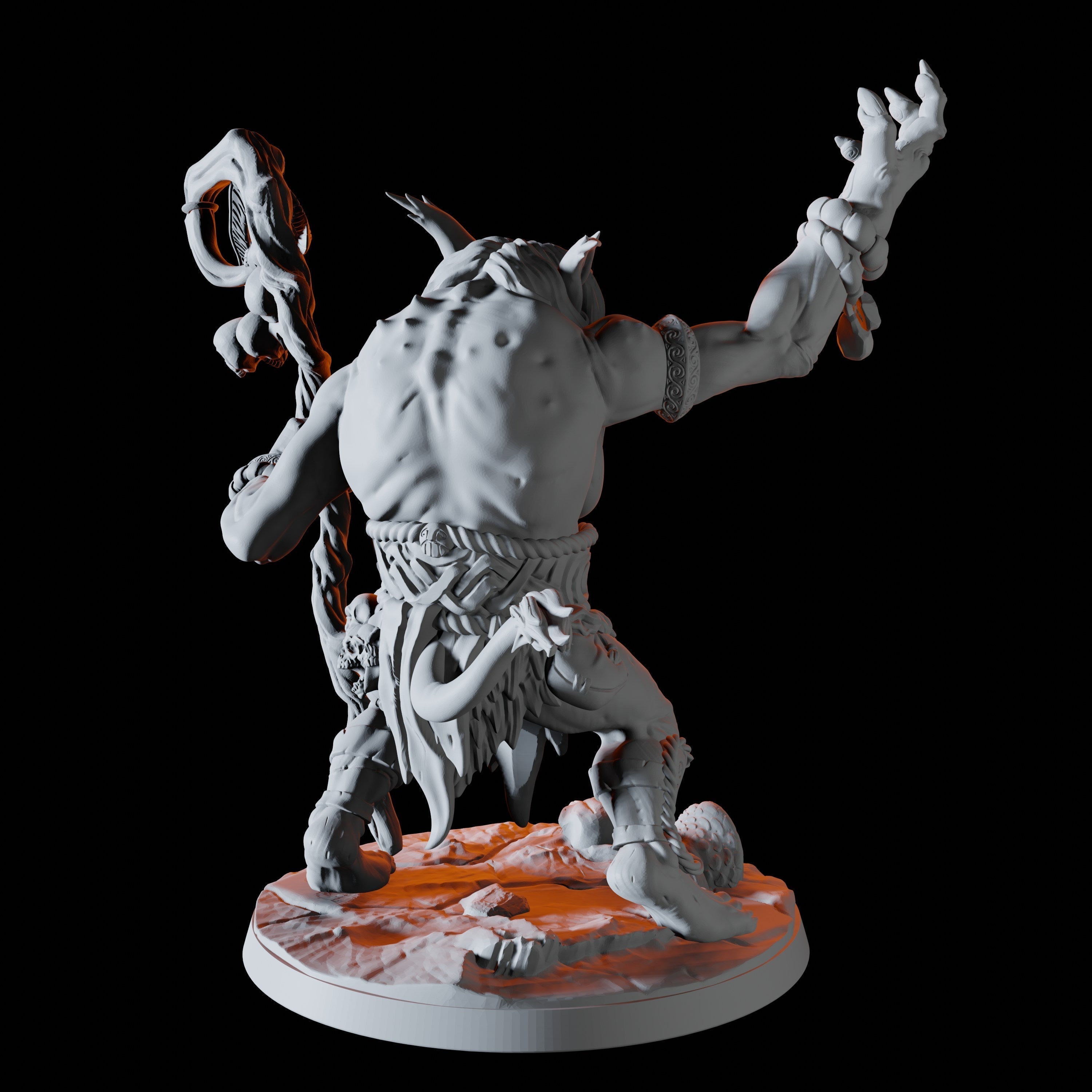 Troll Hag Coven Miniature for Dungeons and Dragons - Myth Forged