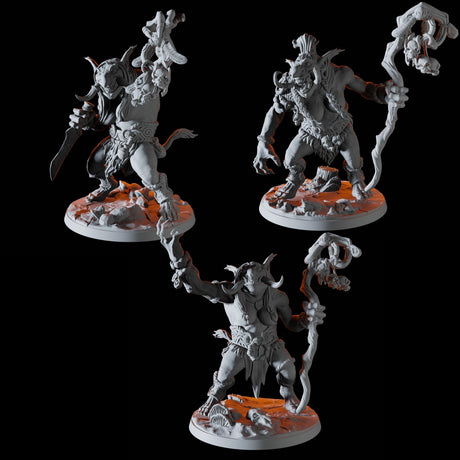 Troll Hag Coven Miniature for Dungeons and Dragons, Pathfinder or other TTRPGs