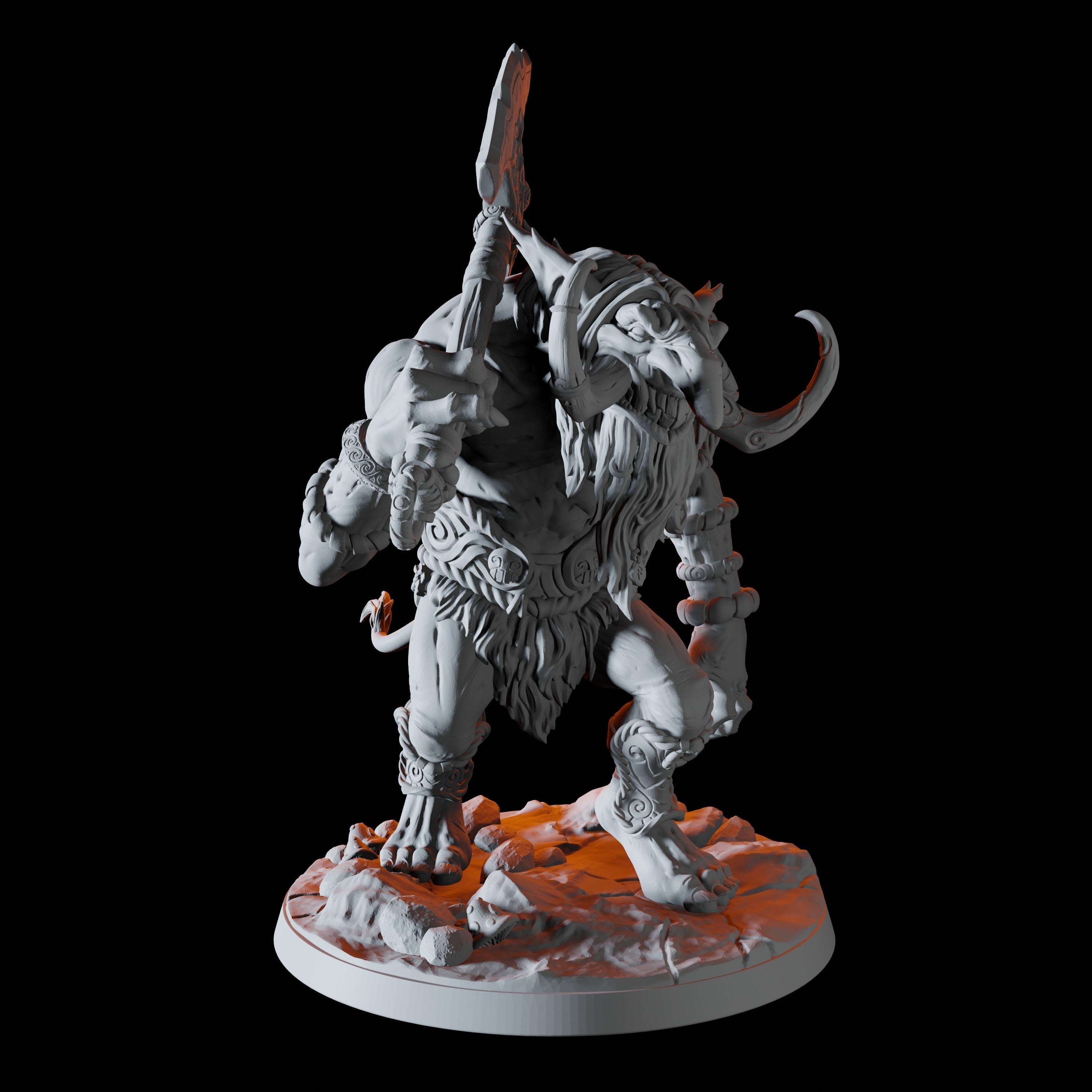 Troll Hunter Miniature A for Dungeons and Dragons - Myth Forged