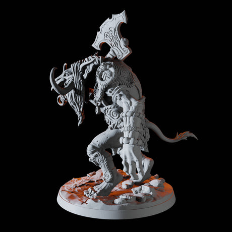 Troll Hunter A Miniature for Dungeons and Dragons, Pathfinder or other TTRPGs