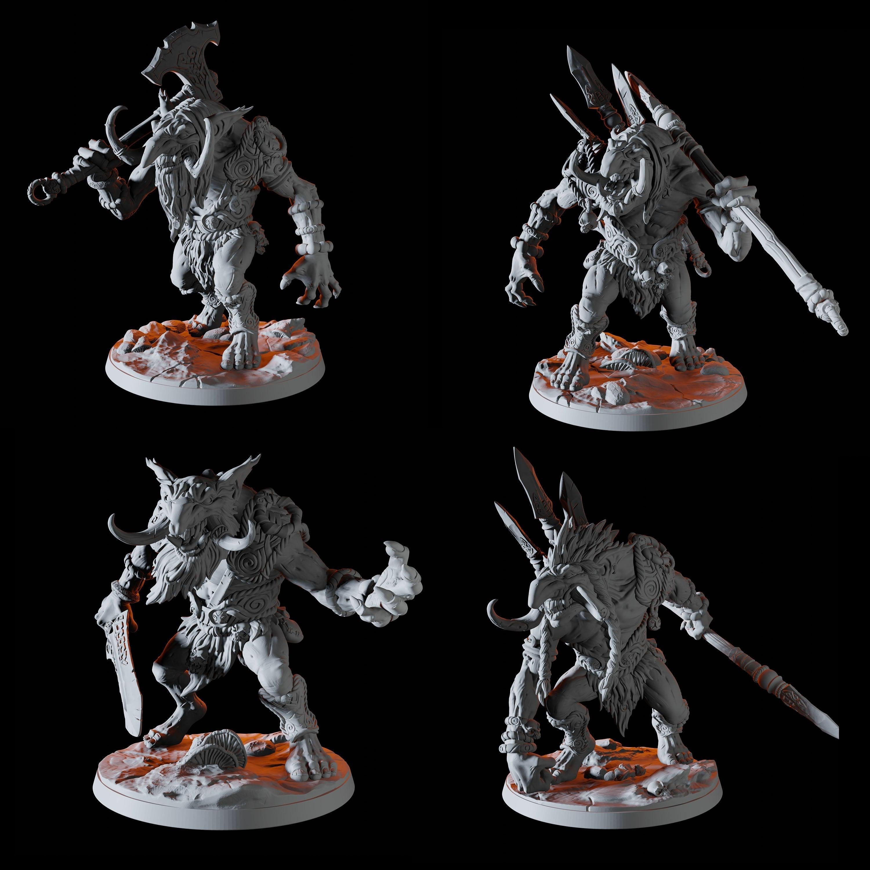 Troll Hunter Warband Miniatures for Dungeons and Dragons - Myth Forged