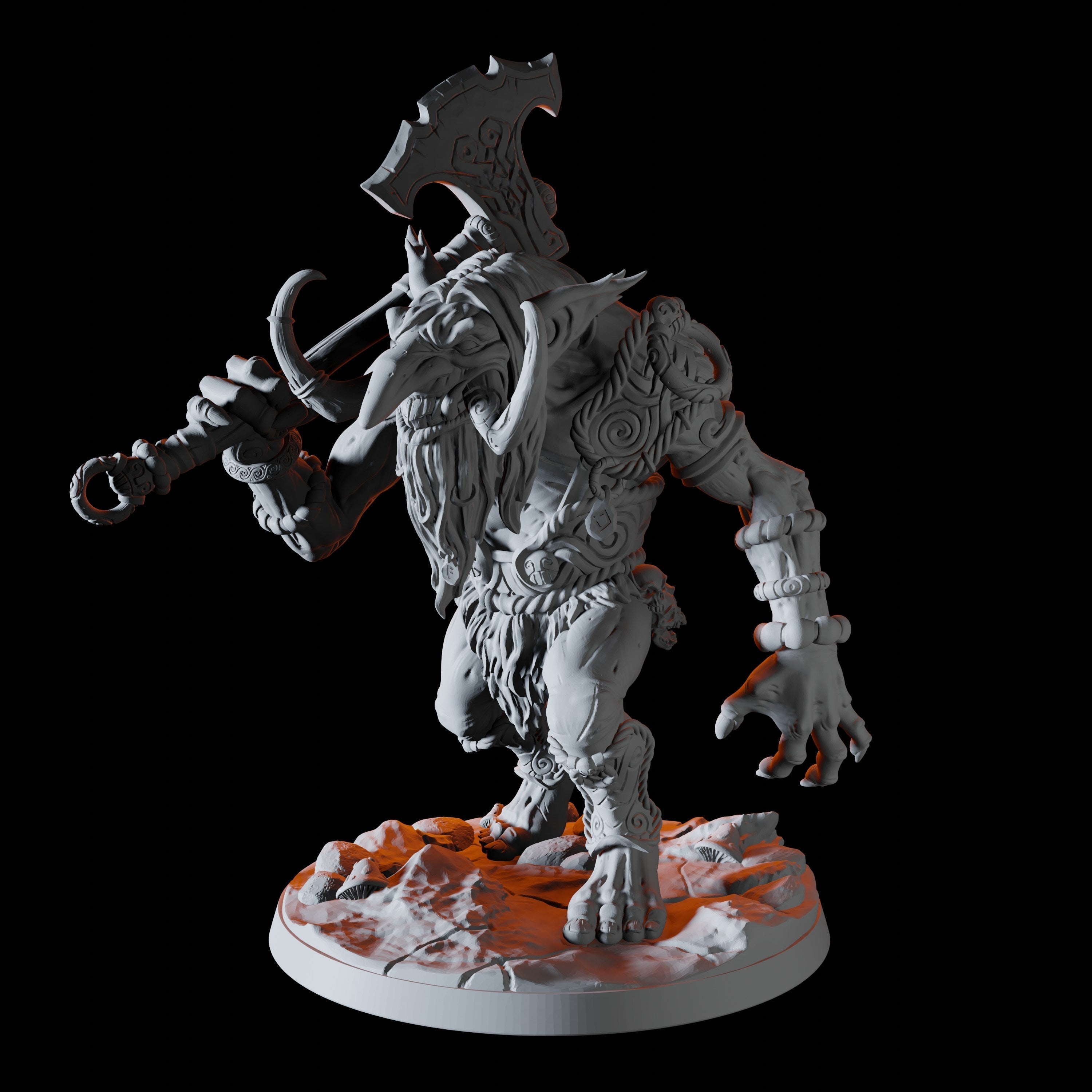 Troll Hunter Warband Miniatures for Dungeons and Dragons - Myth Forged