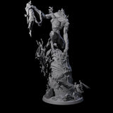 Trophy Hunting Fae Wolfman Miniature for Dungeons and Dragons, Pathfinder or other TTRPGs