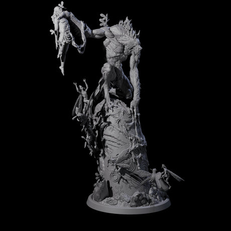 Trophy Hunting Fae Wolfman Miniature for Dungeons and Dragons, Pathfinder or other TTRPGs
