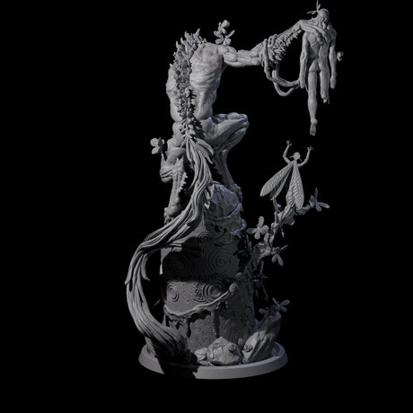 Trophy Hunting Fae Wolfman Miniature for Dungeons and Dragons, Pathfinder or other TTRPGs