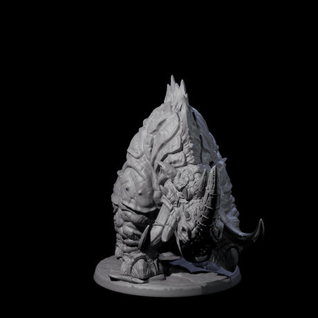 Tundra Rhino C Miniature for Dungeons and Dragons, Pathfinder or other TTRPGs