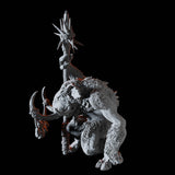 Tundra Troll A Miniature for Dungeons and Dragons, Pathfinder or other TTRPGs