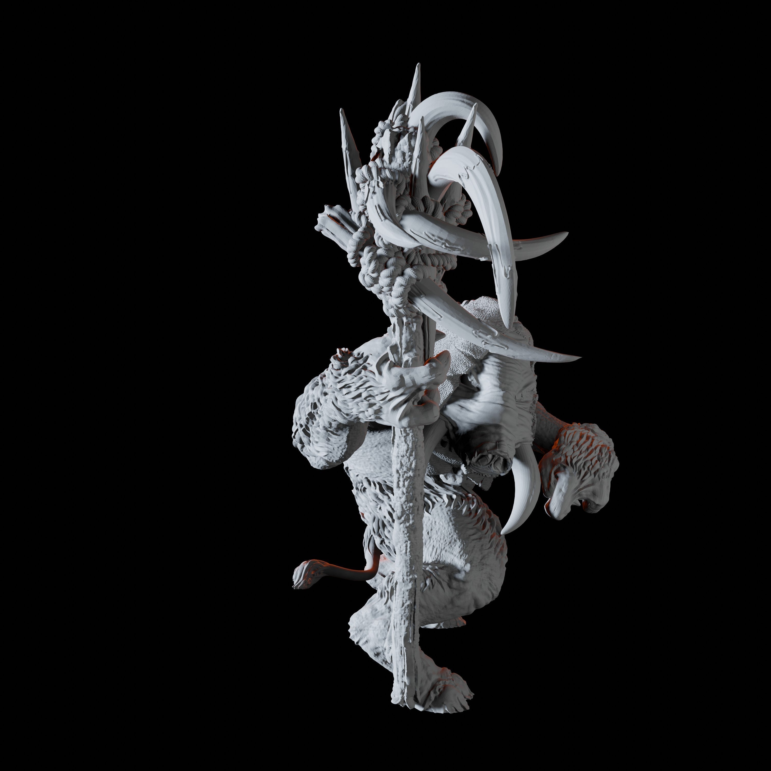 Tundra Troll Miniature C for Dungeons and Dragons - Myth Forged