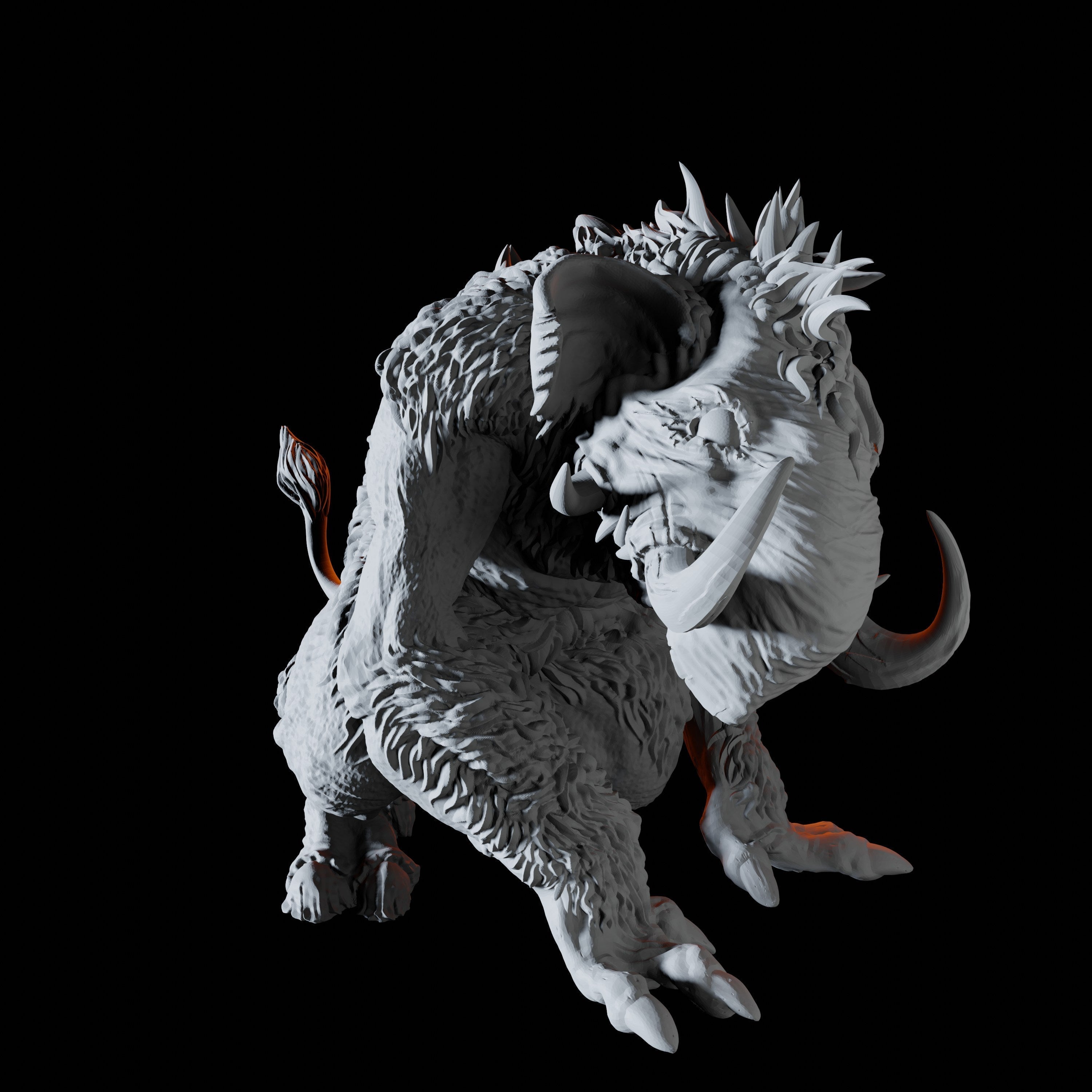 Tundra Troll Miniature D for Dungeons and Dragons - Myth Forged