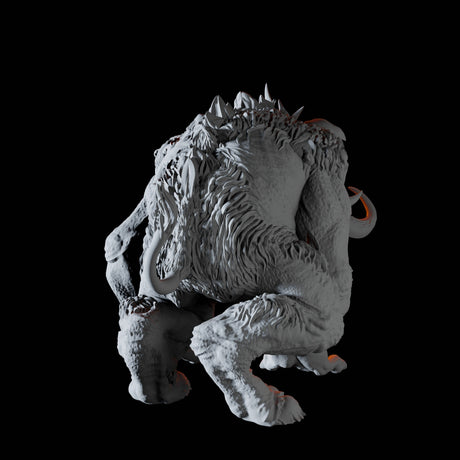 Tundra Troll D Miniature for Dungeons and Dragons, Pathfinder or other TTRPGs