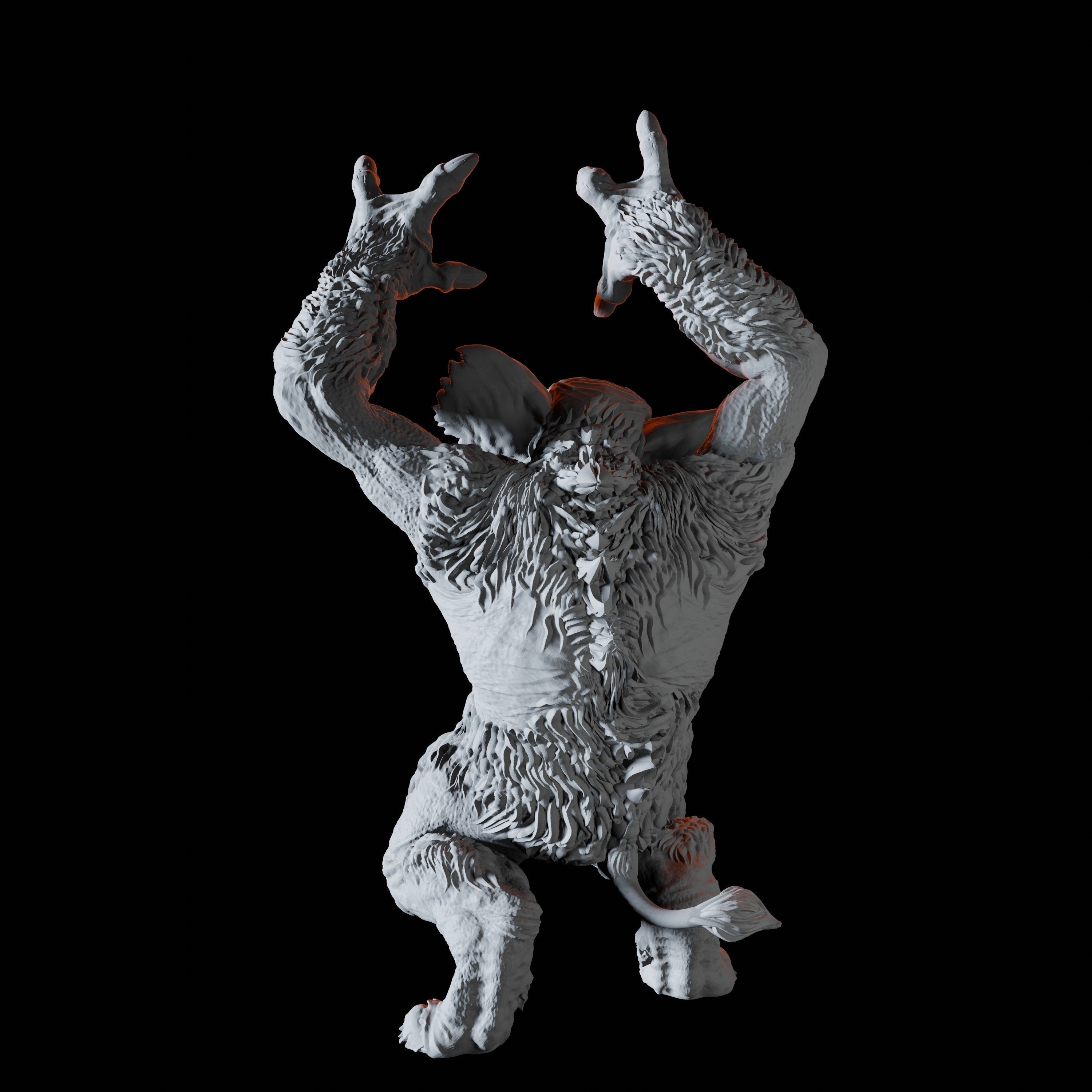 Tundra Troll Miniature E for Dungeons and Dragons - Myth Forged