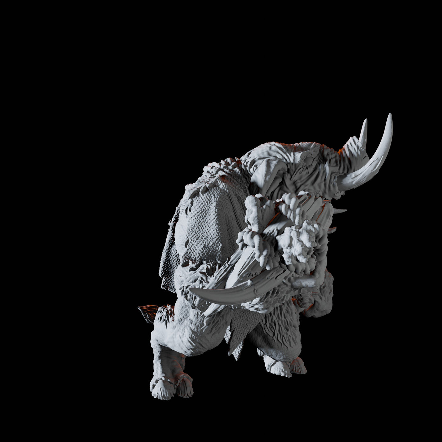 Tundra Troll F Miniature for Dungeons and Dragons, Pathfinder or other TTRPGs