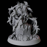 Tusked Goblin Riding a Giant Spider Miniature for Dungeons and Dragons, Pathfinder or other TTRPGs