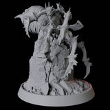 Tusked Goblin Riding a Giant Spider Miniature for Dungeons and Dragons, Pathfinder or other TTRPGs