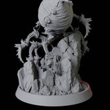 Tusked Goblin Riding a Giant Spider Miniature for Dungeons and Dragons, Pathfinder or other TTRPGs