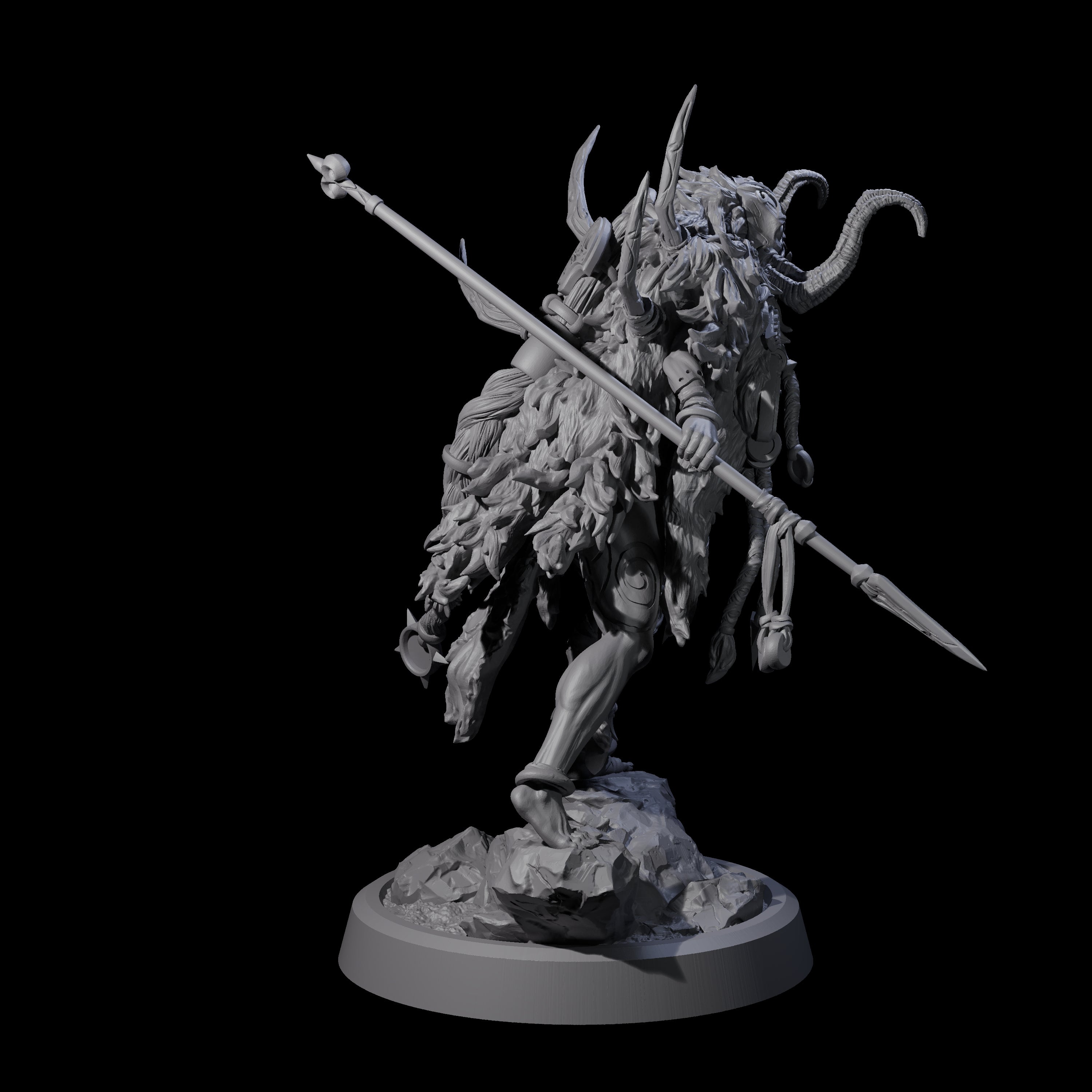 Tusked Goblin Shaman A Miniature for Dungeons and Dragons, Pathfinder or other TTRPGs