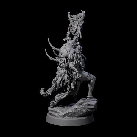 Tusked Goblin Shaman B Miniature for Dungeons and Dragons, Pathfinder or other TTRPGs
