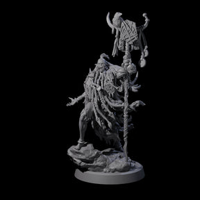Tusked Goblin Shaman B Miniature for Dungeons and Dragons, Pathfinder or other TTRPGs