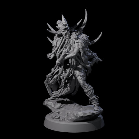 Tusked Goblin Shaman C Miniature for Dungeons and Dragons, Pathfinder or other TTRPGs