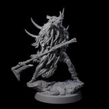 Tusked Goblin Shaman C Miniature for Dungeons and Dragons, Pathfinder or other TTRPGs