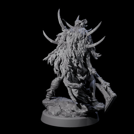 Tusked Goblin Shaman C Miniature for Dungeons and Dragons, Pathfinder or other TTRPGs