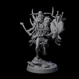 Tusked Goblin Shaman D Miniature for Dungeons and Dragons, Pathfinder or other TTRPGs