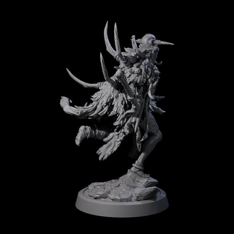 Tusked Goblin Shaman D Miniature for Dungeons and Dragons, Pathfinder or other TTRPGs