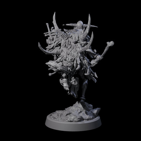Tusked Goblin Shaman D Miniature for Dungeons and Dragons, Pathfinder or other TTRPGs