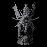 Tusked Goblin Shaman War Leader on Beast Miniature for Dungeons and Dragons, Pathfinder or other TTRPGs