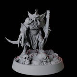 Tusked Goblin with Cleaver Miniature for Dungeons and Dragons, Pathfinder or other TTRPGs
